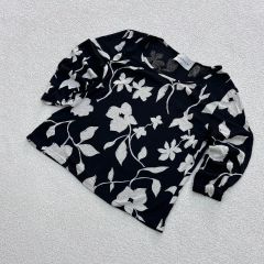 美品】Rene TISSUE社製 花刺繍 ブラウス 半袖 高級 日本製 - メルカリ