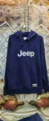 Jeep ジープ ネイビー色 フードTシャツのサムネイル