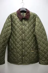 BARBOUR バブアー キルティング ダウン ジャケット スナップボタン ドライ完了のサムネイル