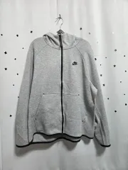 ナイキ テック フリース フルジップアップ フーディー グレー 2XL