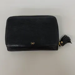 ANYA HINDMARCH アニヤハインドマーチ 財布 コンパクトウォレット ネイビー 【k1554】のサムネイル