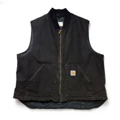 超激渋カッコ良すぎるCarhartt ダックベスト USA製　鬼フェード 鬼フェード ボロ Carhartt Duck Vest - メルカリ
