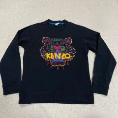 KENZO タイガー刺繍 スウェット ブラック M - メルカリ