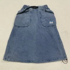 FREE オーシャンパシフィック オーシャン カーゴ デニム ロング スカート 0327