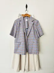 チェック ジャケット