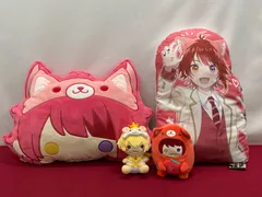 すとろべりーぷりんす すとぷり 莉犬 超BIG!!あにまるフェイスクッション / めちゃもふぐっとダイカットクッション / あにまるぬいぐるみくっしょん / あにまるおすわりぬいぐるみ るぅと 4点 まとめ 707 Strawberry Prince