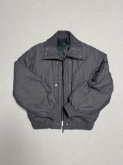 80s IL PRIMO ショールカラー ダブルボタン ニット切替ブルゾン L 