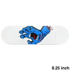 SANTA CRUZ DECK サンタクルーズ  デッキ TEAM SCREAMING HAND WHITE 8.25　スケートボード スケボーのサムネイル