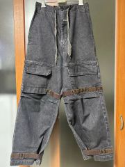 les six 24aw ワールドピーショーツ ショートダメージパンツ - メルカリ