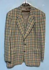DAKS 닥스 クラシック メンズ スーツジャケット コンビ 秋冬 ダブルボタン CHECK XL 105