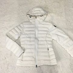 NAPAPIJRI ホワイト キルティング ダウンジャケット - メルカリ
