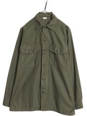 70sビンテージミリタリー スイートオール シャツ ベイカー米軍物OG-107