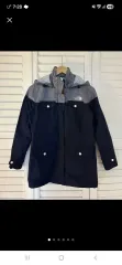 ノースフェイス レディース ネイビー マウンテンパーカー フード ジャケット 80