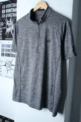 (2XL) メレル 半袖 KARA（カラ） Tシャツ オーバーサイズ 機能性 ハーフジップ -17E60のサムネイル