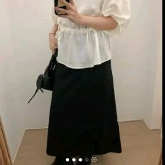 Lig. リグドット sheer volume skirt BLK - メルカリ