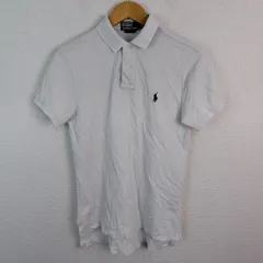 Polo by Ralph Lauren ポロラルフローレン 半袖 ポロシャツ ホワイト Sサイズ メンズ 古着 ストリート アメカジ