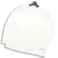 ADRER アドラー 通年 オーバーサイズ★ 長袖 カットソー ロンTシャツ Sz.M メンズ 白のサムネイル