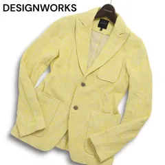 DESIGNWORKS デザインワークス アバハウス 通年★ アンコン テーラード ジャケット ブレザー Sz.44 メンズ 日本製のサムネイル