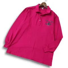 HARDY AMIES SPORT ハーディエイミス 通年 ロゴ刺繍★ 長袖 ポロシャツ Sz.4 メンズ 日本製のサムネイル