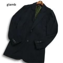 glamb グラム 通年★ テーラード ジャケット ブレザー Sz.1 メンズ 紺のサムネイル