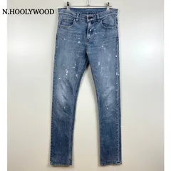 N.HOOLYWOOD archive compile paint skinny denim pants w28 36 S エヌハリウッド コンパイル ペンキ スキニーデニムパンツ ミスハリ 尾花 アーカイブのサムネイル