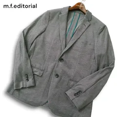 m.f.editorial タカキュー 通年★ アンコン テーラード ジャケット Sz.M メンズ 灰 グレーのサムネイル