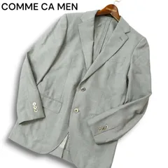 COMME CA MEN コムサ メン 通年★ アンコン テーラード ジャケット シングル 2ボタン Sz.S メンズ 灰 グレーのサムネイル