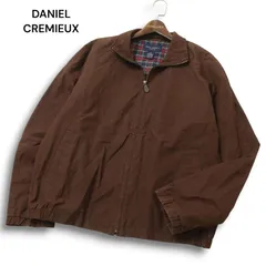 DANIEL CREMIEUX ダニエル・クレミュー 通年 裏地チェック★ ドラズラー スイングトップ ブルゾン ジャケット Sz.M メンズのサムネイル