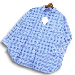 【新品 未使用】 BEVERLY HILLS POLO CLUB レイジブルー別注 通年 長袖 BH チェック BIG ビッグ シャツ Sz.M ユニセックス