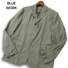 BLUE WORK ブルーワーク トゥモローランド 春夏 ストレッチ★ カジュアル アンコン ジャケット Sz.XS メンズのサムネイル