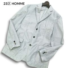 23区HOMME サマージャケット 洗える アンコン ブラック XL相当 春夏 
