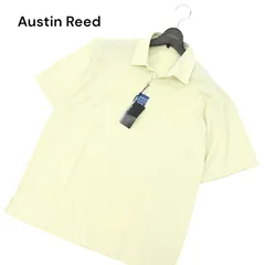 未使用★ Austin Reed オースチンリード 春夏 半袖 吸汗速乾★ 鹿の子 ポロシャツ Sz.L　メンズ 日本製のサムネイル