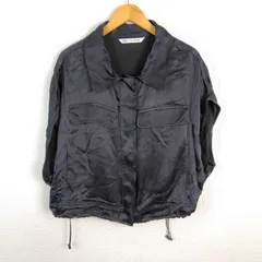 ZARA ザラ 半袖 シャツ ブラック EUR XS-Sサイズ レディース 古着 ストリート Y2K