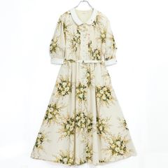 インゲボルグ★刺繍付きチュールレース♪ハイネックカットソー サイズM 黒系 はしごレース&amp;リボン♪z19487 INGEBORG - インゲボルグ☆刺繍付きチュールレース♪ハイネック