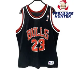 Champion×NBA 90’s シカゴブルズ ジョーダン23 サイズ48（XL）ブラック チャンピオン メンズ 【100058178003】