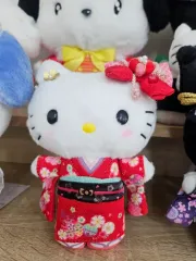 Sanrio サンリオ 高級バージョン 起毛 着物 ぬいぐるみ キーリング ぬい