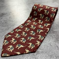 FORNASETTI 赤 ネクタイ 象 デザイン - メルカリ