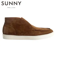 未使用品 PELLICO SUNNY BARTEX スウェードレザー チャッカ スニーカー 41 SIENA/ブラウン  【値下げ交渉歓迎】のサムネイル