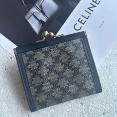 CELINE デニム がま口 レディース コインケース 7400 - メルカリ