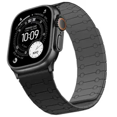 【数量限定】49mm 46mm バンド 45mm 44mm 42mm Watch メンズ レディース ソフトシリコンストラップ 対応Apple iWatch Ultra3/2/1 SE 両面リバーシブルマグネットストラップ シリーズ 11/10/9/8/7/6