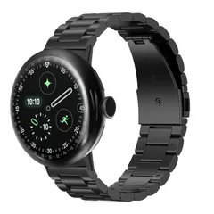 【在庫セール】時計バンド 防錆 調節可能 スマートウォッチバンド 男女兼用 ステンレスバンド 交換ベルト 対応 サイズ調整工具付き 4/3 Google Google Pixel Pixel Watch Watch 4/3/2/1 金属ベルト 対応