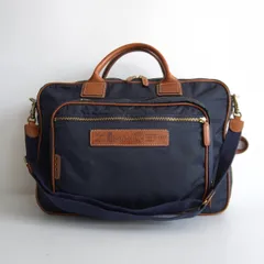 【高級品】FELISI 【1850/DS 3WAY バックパック】ナイロン×レザー ネイビー×ブラウン ブリーフケース リュック フェリージ 26040689のサムネイル