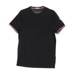 MONCLER モンクレール ロゴ ワッペン リブ Tシャツ 黒 L - メルカリ