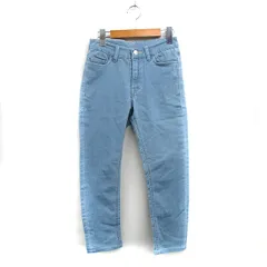 ローリーズファーム LOWRYS FARM デニム ジーンズ スキニー クロップド XS ブルー 青 /KT24