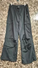 チャンピオン ブラックユニセックス ワイドカーゴパンツ 新品 M
