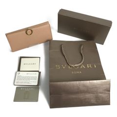 新品約半額BVLGARI サフランアンバー 長財布 - メルカリ
