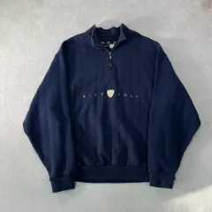 105 NIKE GOLF ストライプ ハーフジップ スウェット