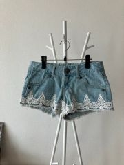 LIZ LISA リズリサ レースフリル デニムショートパンツ 姫ギャル