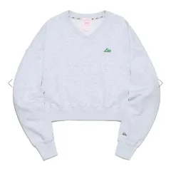 新品) リー クロップド Vネック スウェット M