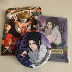 NARUTO サスケ 缶バッジセット おまけ付き - メルカリ